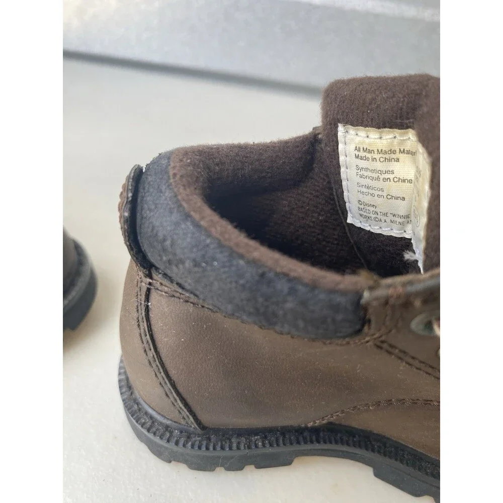 Vintage Disney Winnie the Pooh Tigger Toddler Boots Size 5.5 Brown Hiking Work